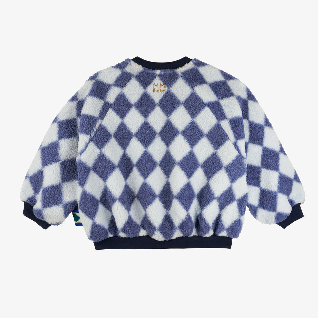Paolo Sweatshirt Oversize Vintage Fit Diamond Teddy