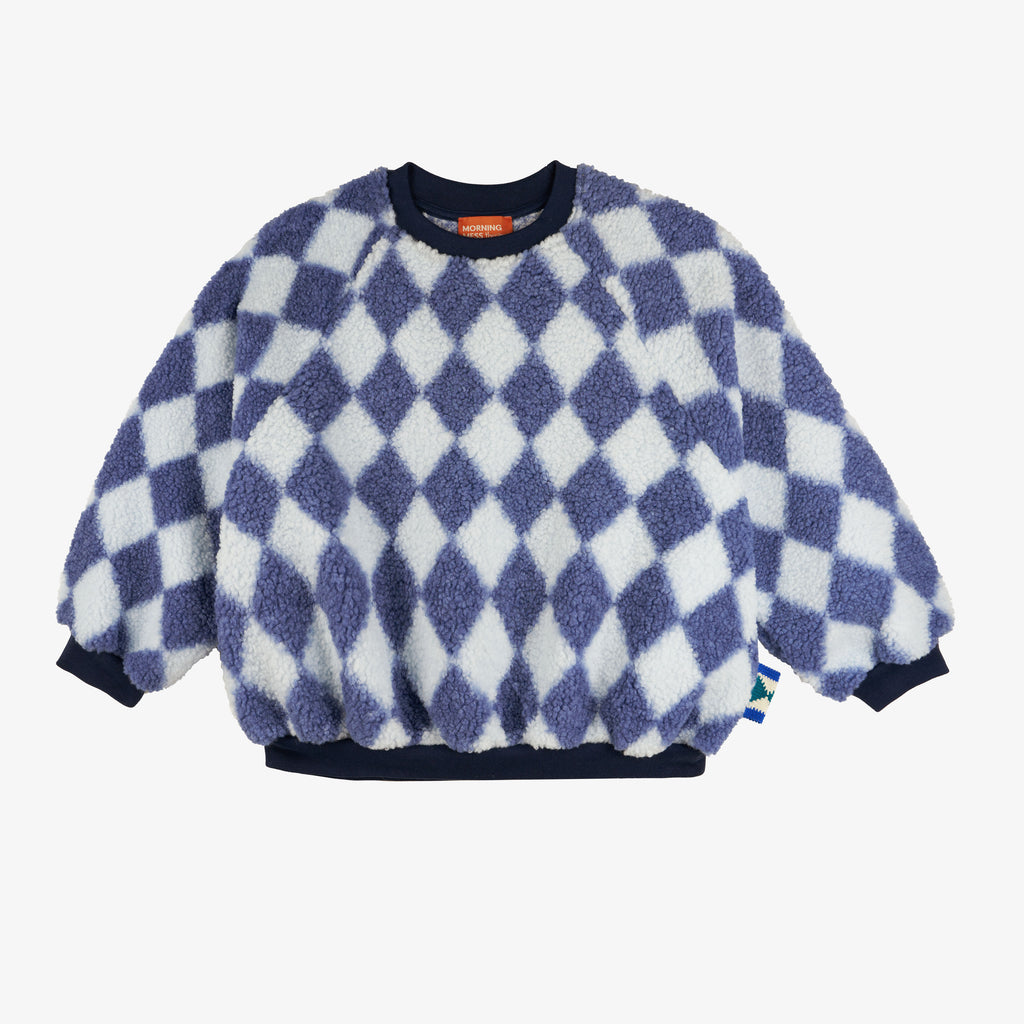 Paolo Sweatshirt Oversize Vintage Fit Diamond Teddy
