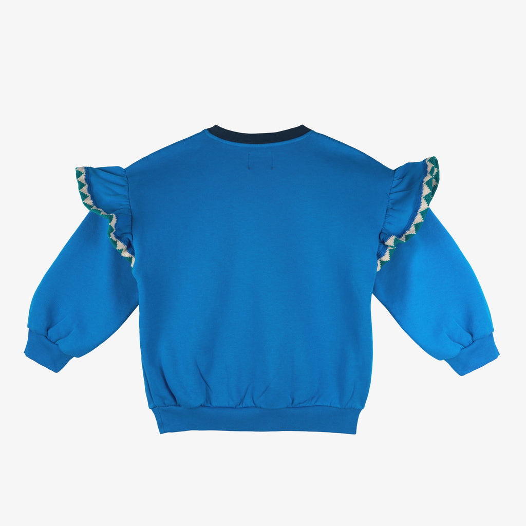 Poppy Sweatshirt Balloon Relaxed Fit Bluette