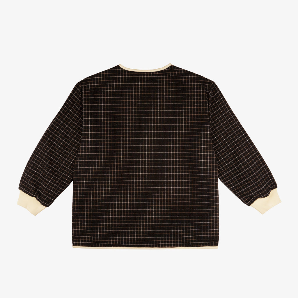 Stella Cardigan Checked Organic Cotton