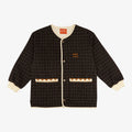 Stella Cardigan Checked Organic Cotton
