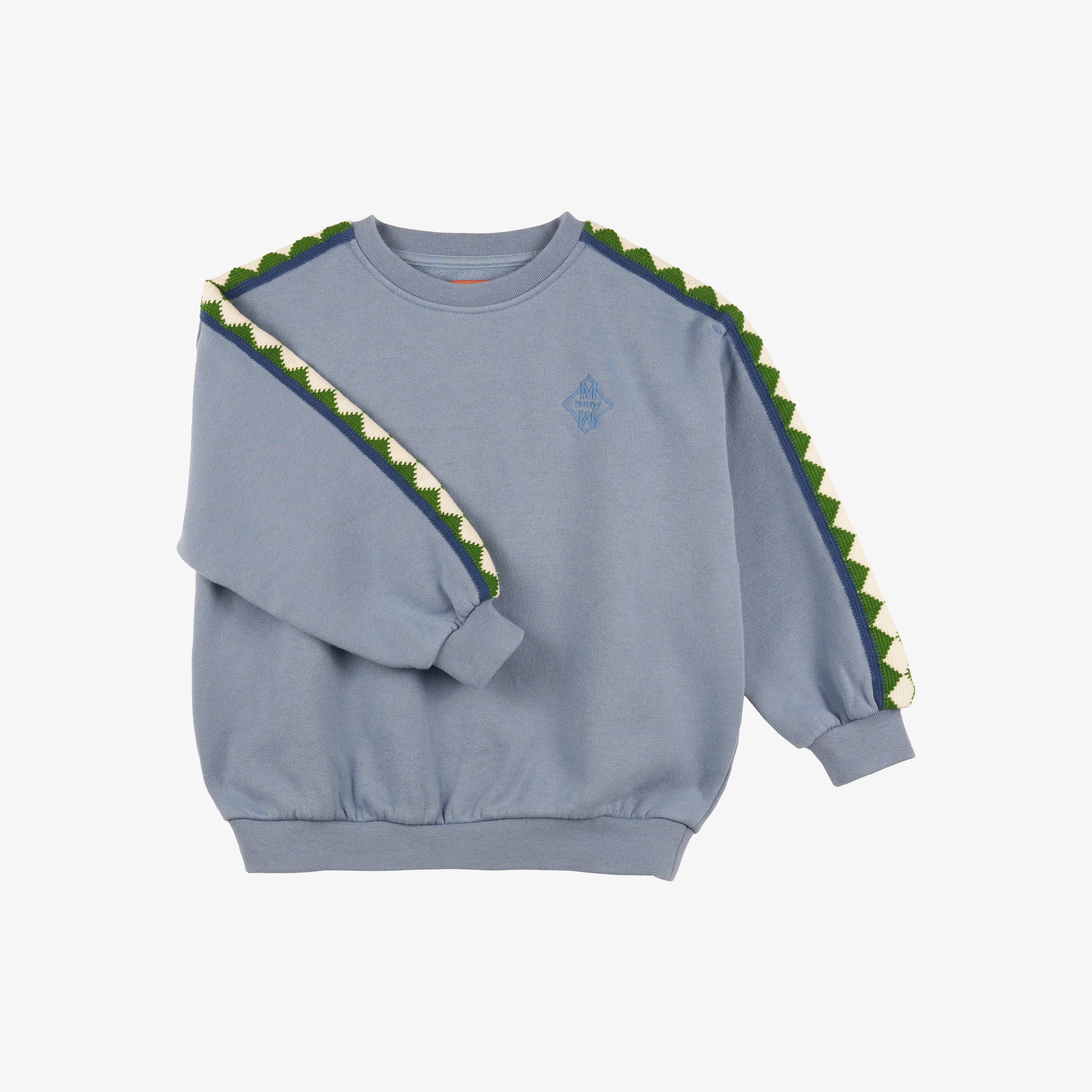 Nico Sweatshirt Oversize Balloon Fit Powder Blue
