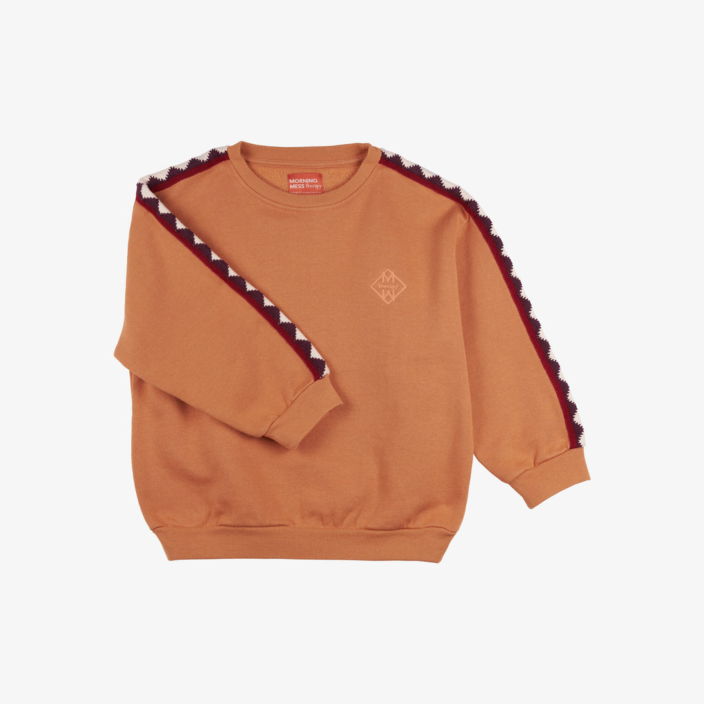 Nico Sweatshirt Oversize Balloon Fit Copper Tan