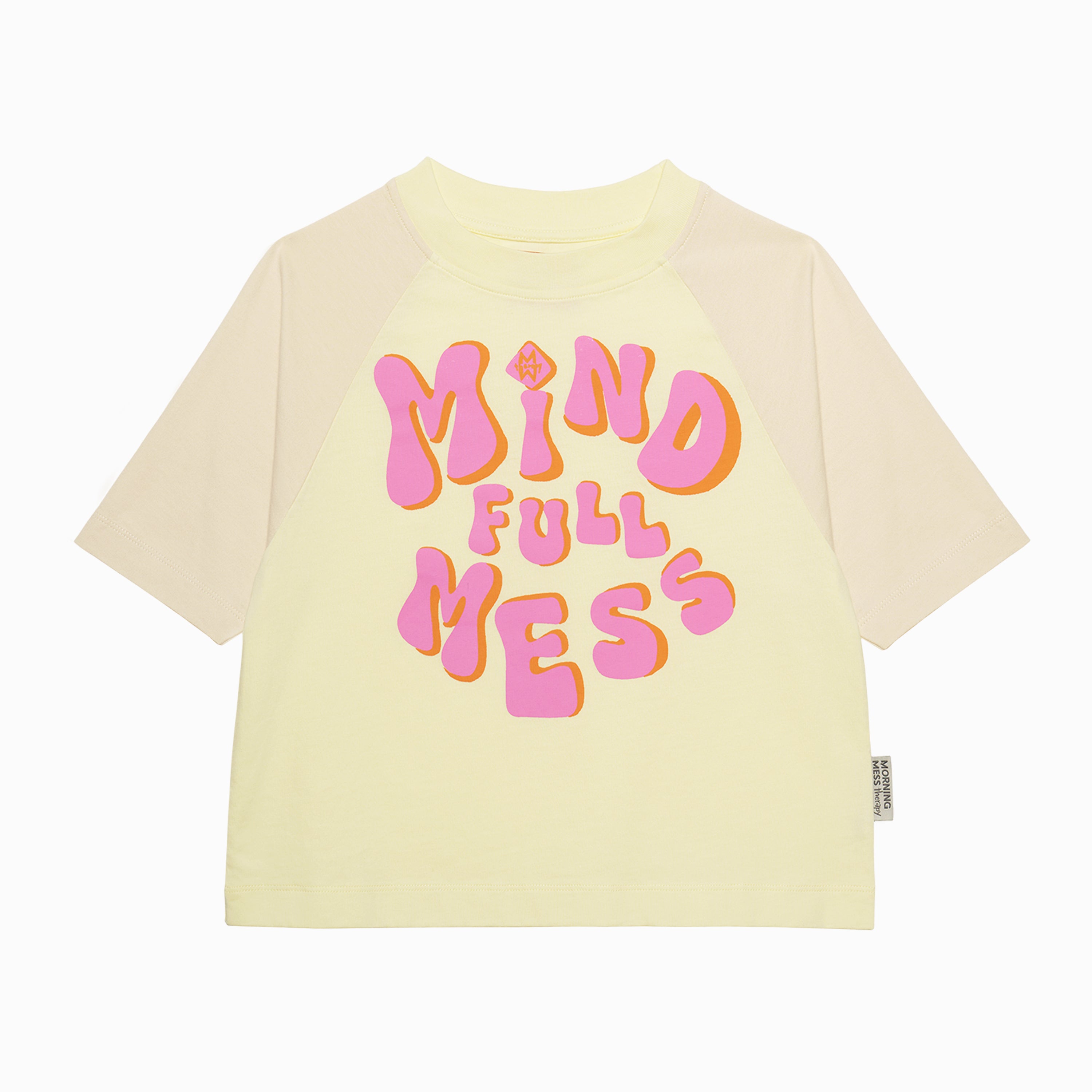 Rubi Print Short-sleeved T-shirt Yellow Tender