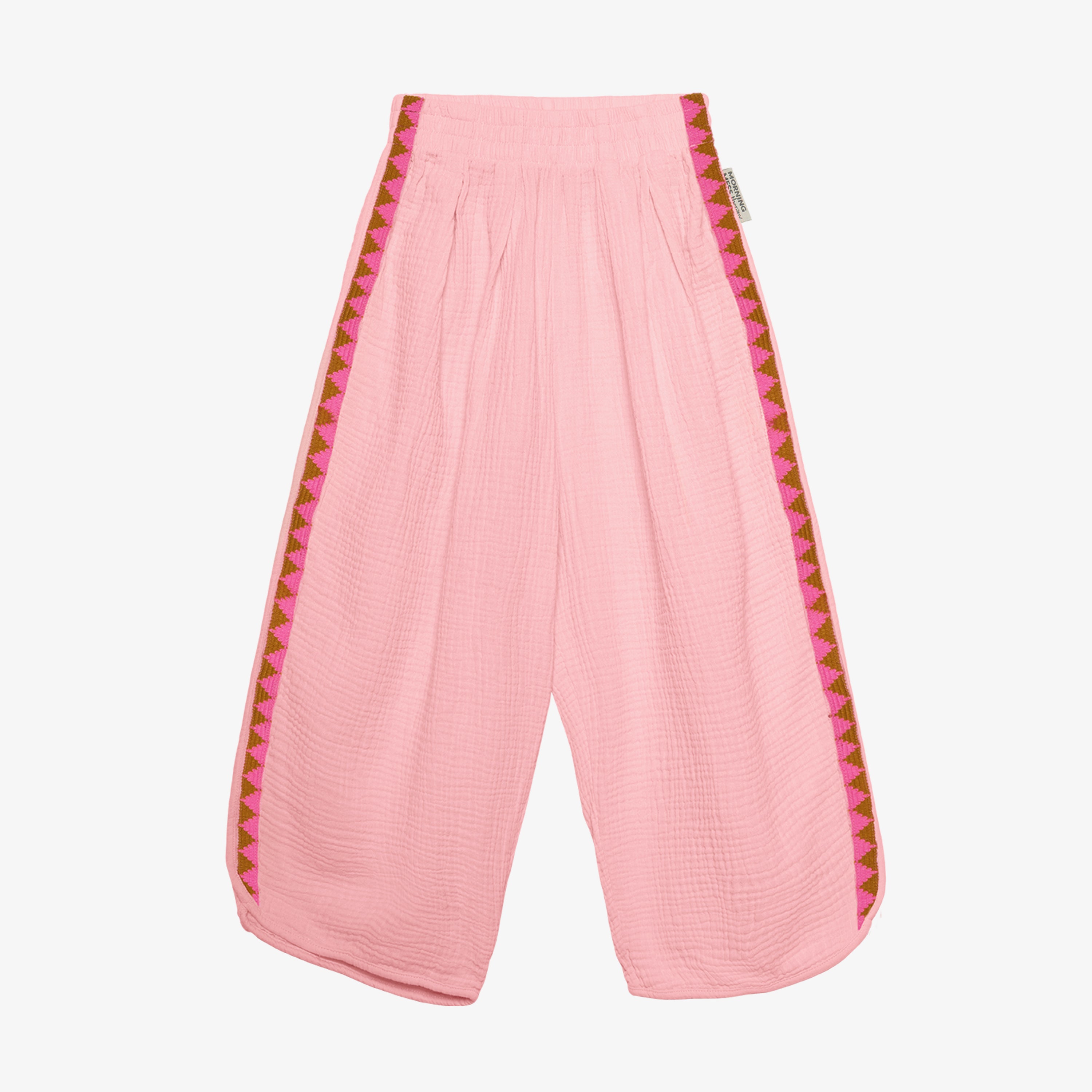 Sofia Ankle Pants Cotton Muslin Cotton Pink